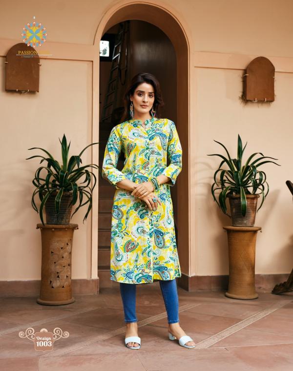 Lifestyle Vol 1 By Passion Tree Rayon Kurti Collection